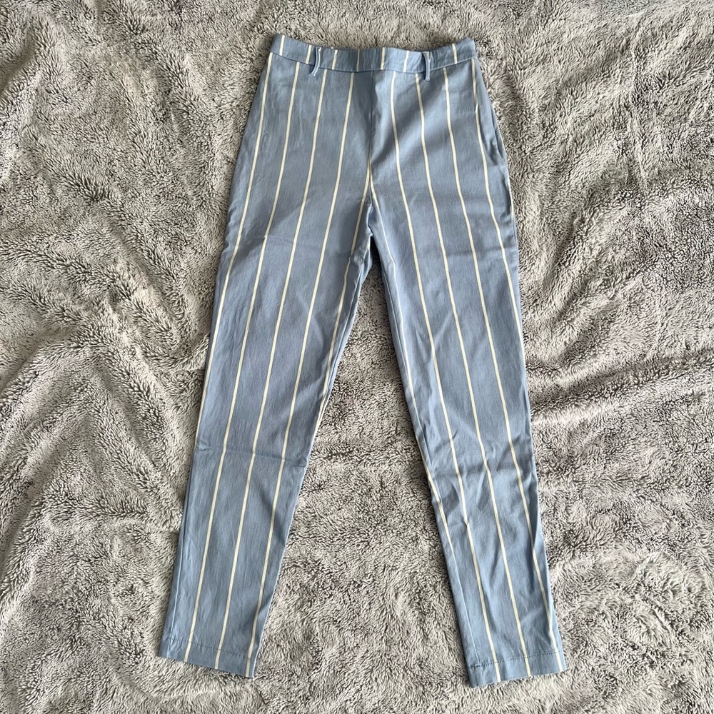 Pinstripe Ankle Pant